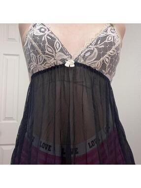 lace babydoll slip dress lingerie